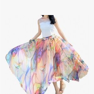 Vibrant Women's Maxi Skirt